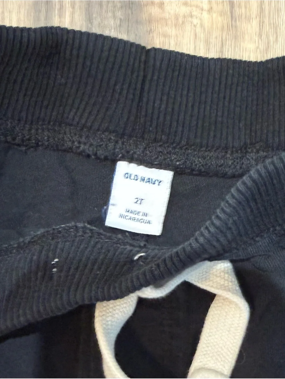 Old Navy Toddler Shorts Bundle 3-Pack Black Gray Navy Size 2T